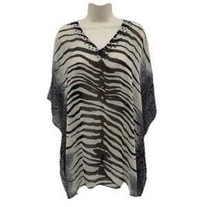 Beach Girl Animal Print Swim Cover Up One Size Fits Most Lightweight Boho